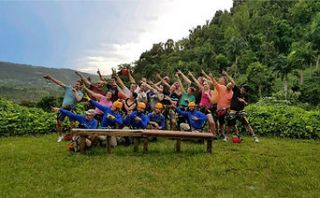 cheap campsites in san juan Yunque Ziplining Meeting Point